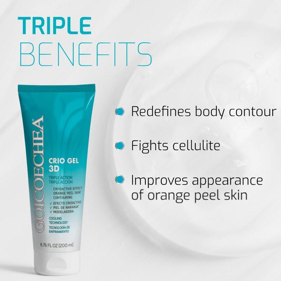 Goicoechea Crio Gel-3D, Triple Action Cryoactive Treatment Reduces Cellulite NIB - Picture 4 of 5